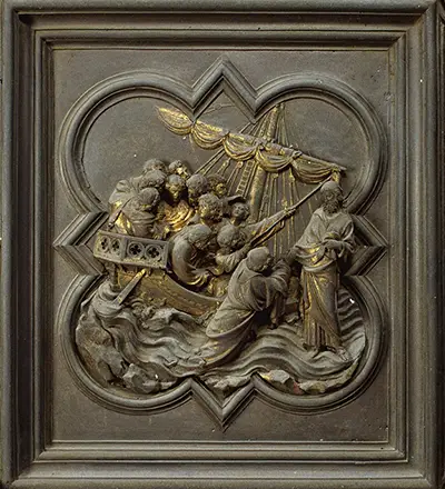 Christ Walks upon the Water Lorenzo Ghiberti